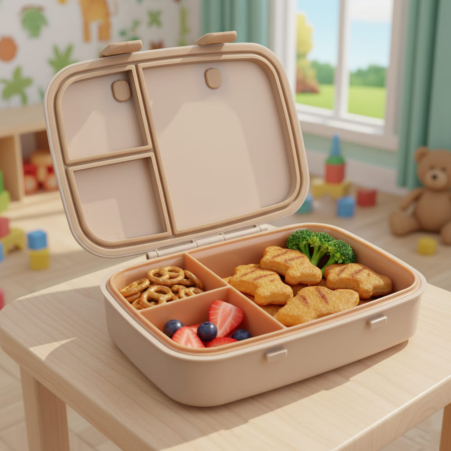 Explorer Lunch Box Dark Brown  Toffee 800ML \27 OZ - ClevaWhity Friend