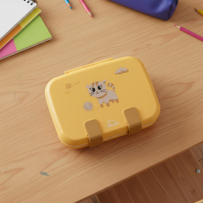 Explorer Lunch Box Orange Light 800ML \27 OZ - ClevaMeow Friend