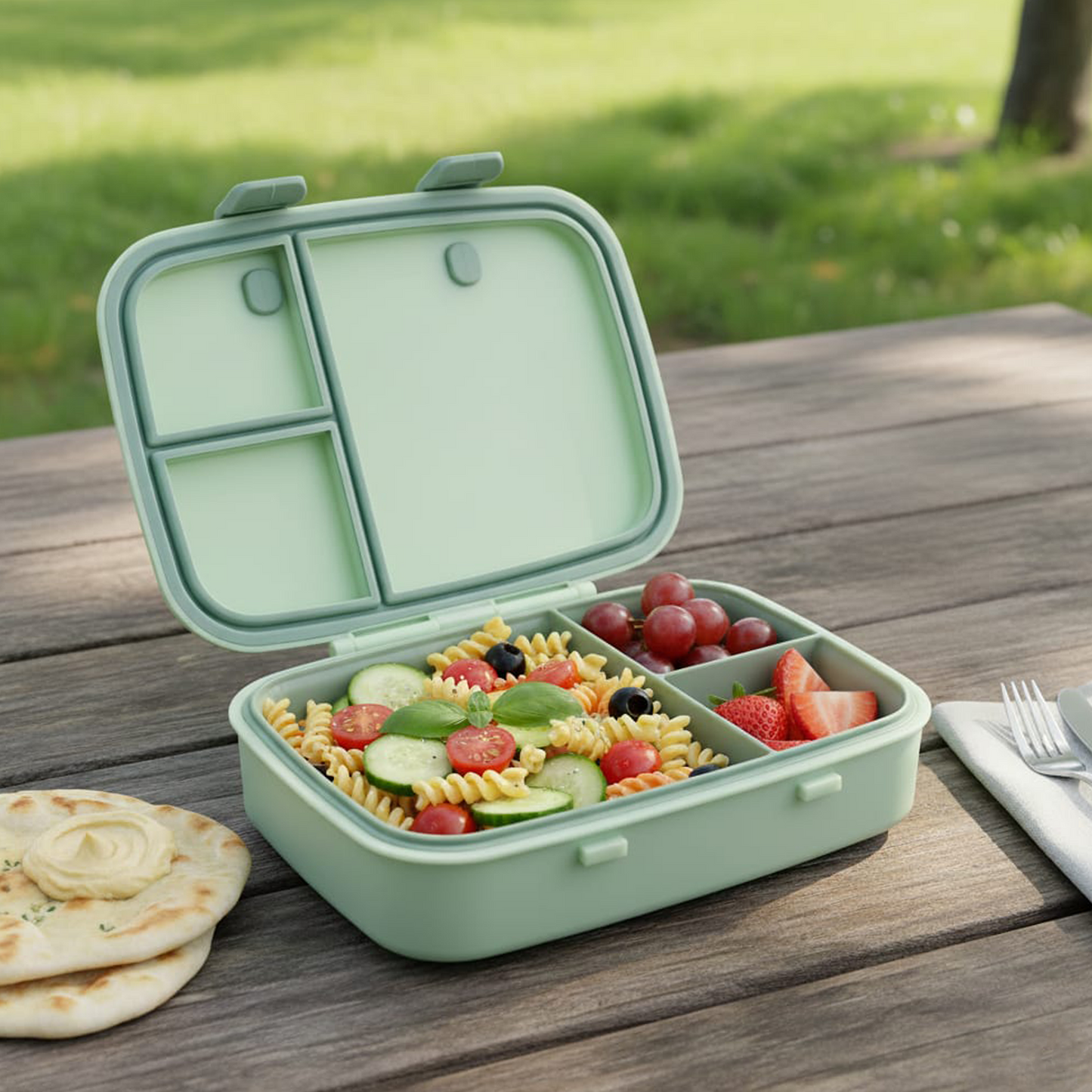 Explorer Lunch Box Green Light Mint 800ML \27 OZ - ClevaInk Friend