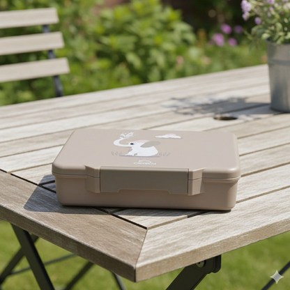 Maxi Lunch Box Brown Dark Toffeh 1520ML\50 OZ - ClevaElphaa Friend