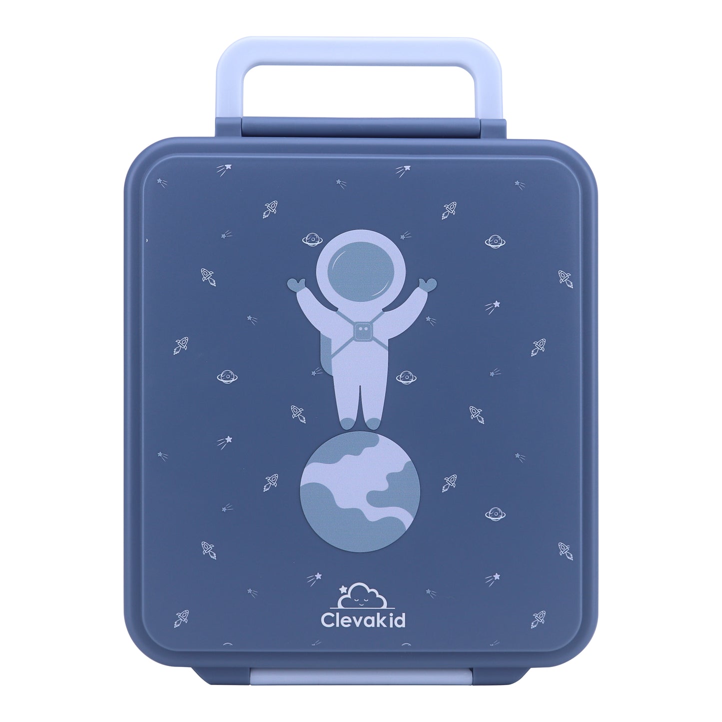 Mega Lunch Box Blue Turquoise 1600ML\54 OZ- ClevaAstroo Friend