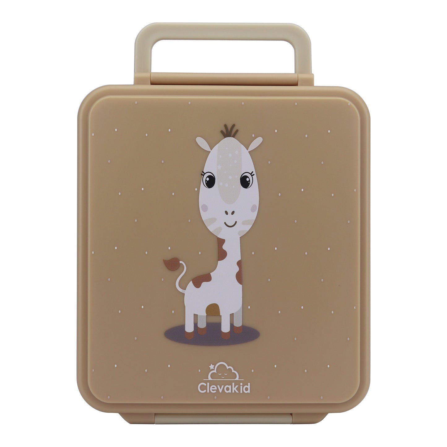 Mega Lunch Box Brown Latte 1600ML\54 OZ- ClevaNeckee Friend