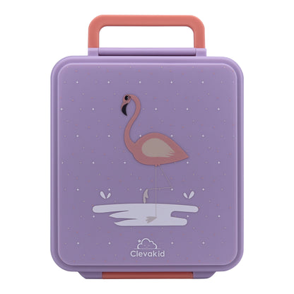 Mega Lunch Box Purple Light 1600ML\54 OZ- ClevaMingoo Friend