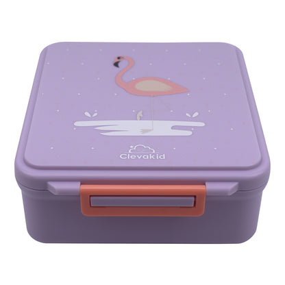 Mega Lunch Box Purple Light 1600ML\54 OZ- ClevaMingoo Friend