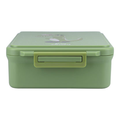 Mega Lunch Box Green Leaves 1600ML\54 OZ- ClevaGator Friend