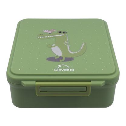 Mega Lunch Box Green Leaves 1600ML\54 OZ- ClevaGator Friend