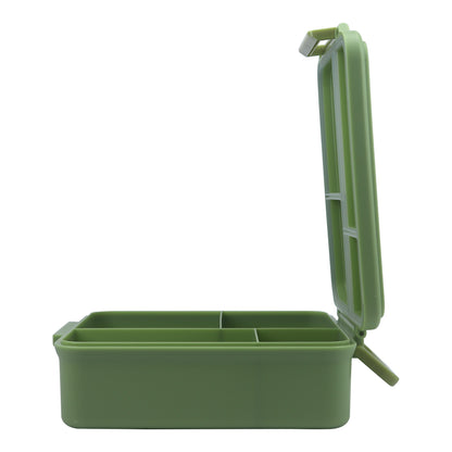 Mega Lunch Box Green Leaves 1600ML\54 OZ- ClevaGator Friend