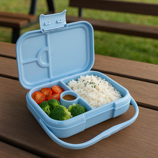 Midi  Lunch Box Blue Dark Ice 900ML \30 OZ - ClevaFin Friend