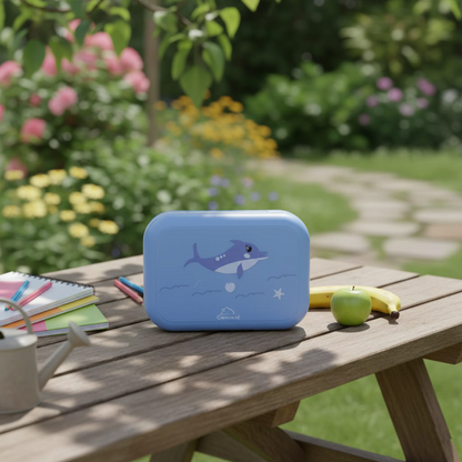 Midi  Lunch Box Blue Dark Ice 900ML \30 OZ - ClevaFin Friend