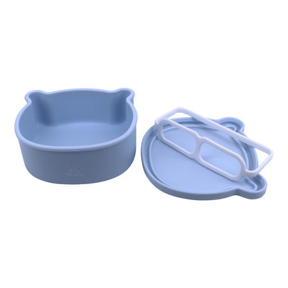 Silicone  Lunch Box Blue Ice 1000ML\34 OZ