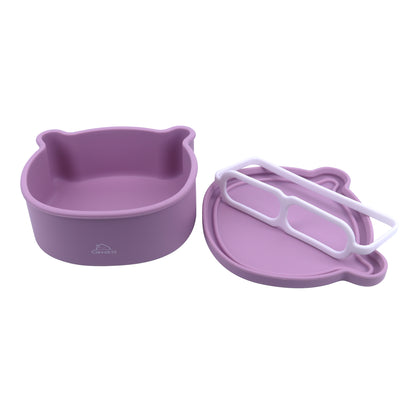 Silicone  Lunch Box Purple Ice 1000ML\34 OZ