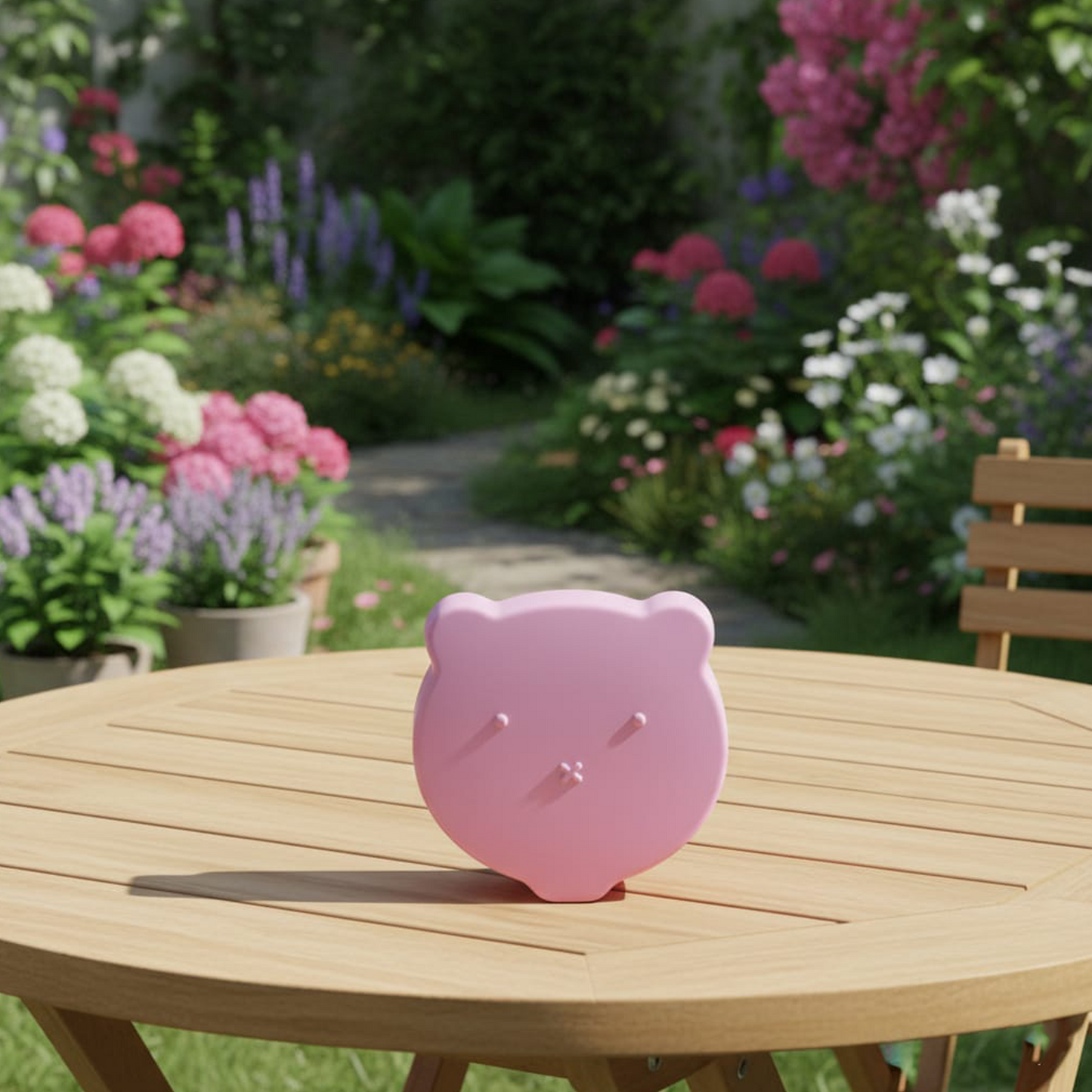 Silicone Snack & Fruits Container Brownish Pink 130ML\4.4 OZ