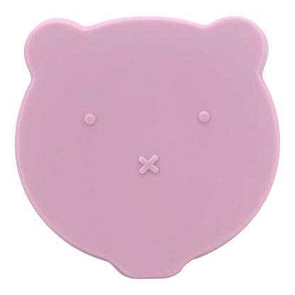 Silicone Snack & Fruits Container Brownish Pink 130ML\4.4 OZ