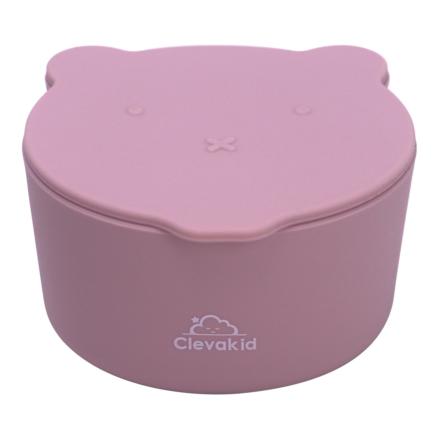 Silicone Snack & Fruits Container Brownish Pink 130ML\4.4 OZ