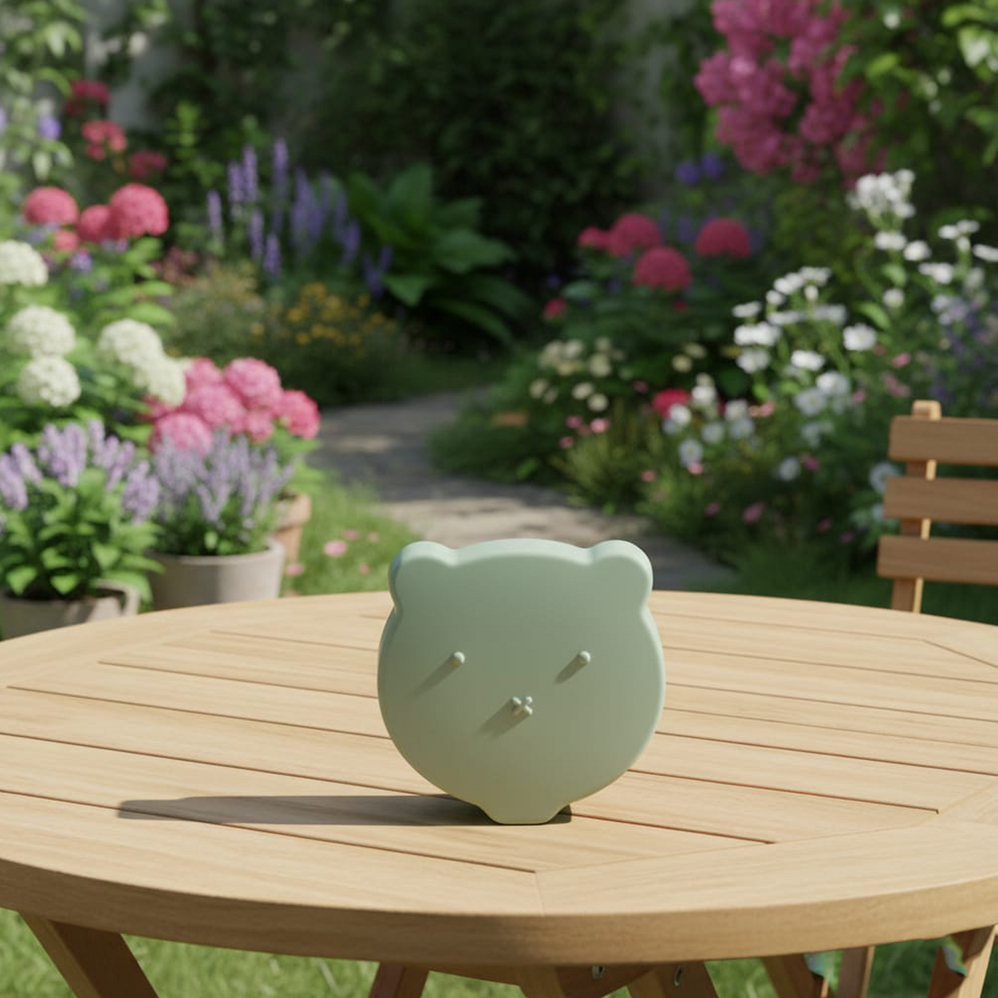 Silicone Snack & Fruits Container Green Olive 130ML\4.4 OZ