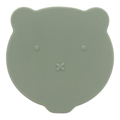 Silicone Snack & Fruits Container Green Olive 130ML\4.4 OZ