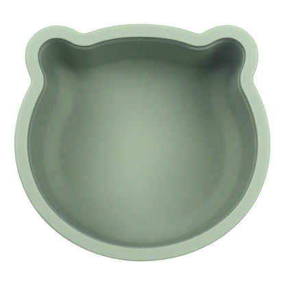 Silicone Snack & Fruits Container Green Olive 130ML\4.4 OZ