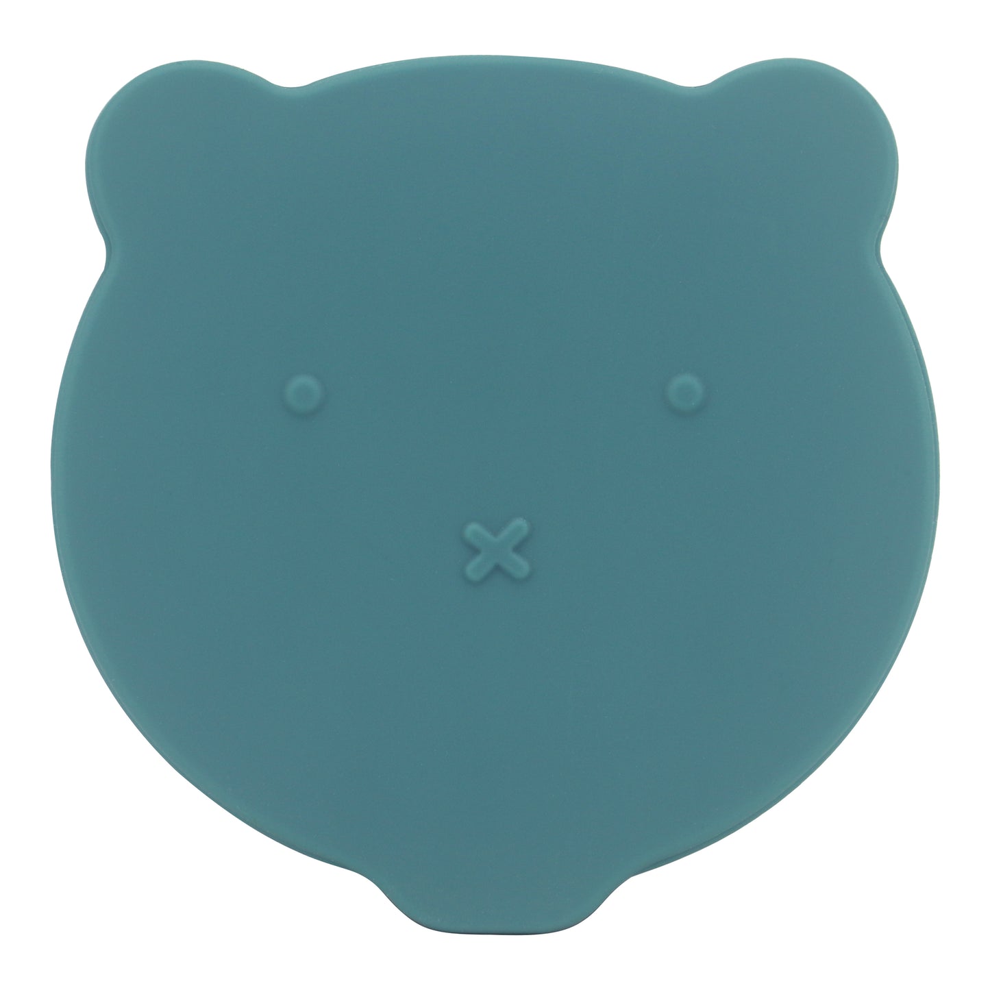 Silicone Snack & Fruits Container Blue Dark Teal 130ML\4.4 OZ