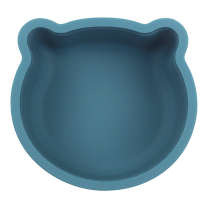 Silicone Snack & Fruits Container Blue Dark Teal 130ML\4.4 OZ