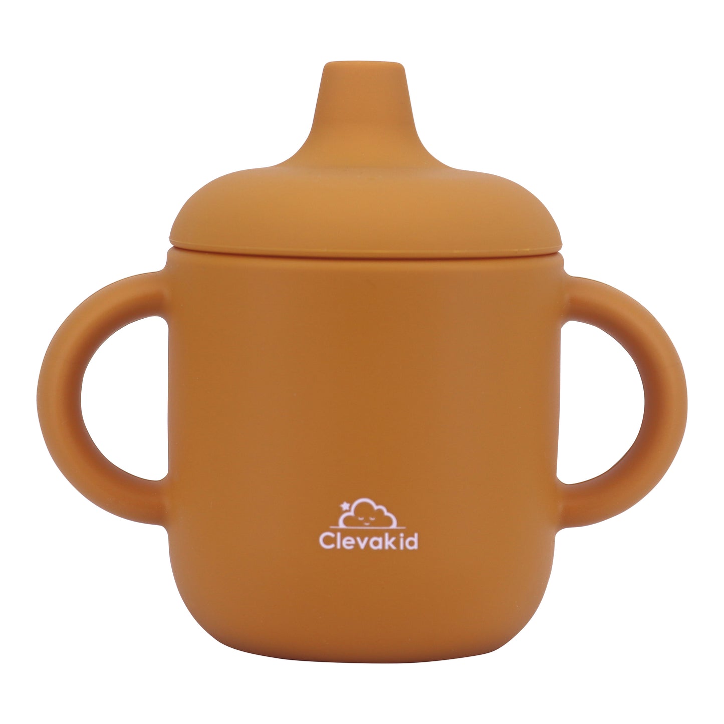Silicone Baby Sippy Cup Orange Apricot -  180ML\6 OZ  - ClevaElphaa Friend