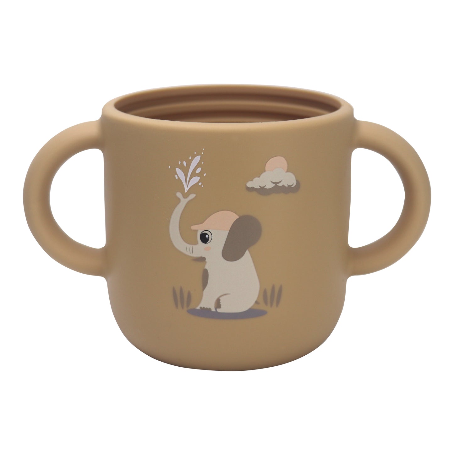 Silicone Baby Sippy Cup Brown Toffee -  180ML\6 OZ  - ClevaElphaa Friend