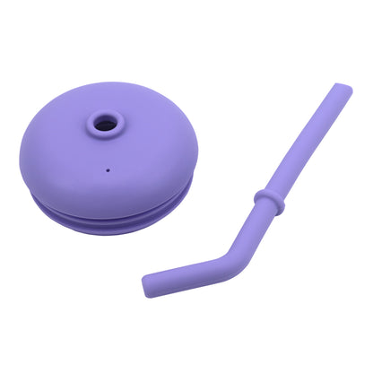 Silicone Training Cup with Straw Purple Lavender -  180ML\6 OZ  - ClevaKingee Friend