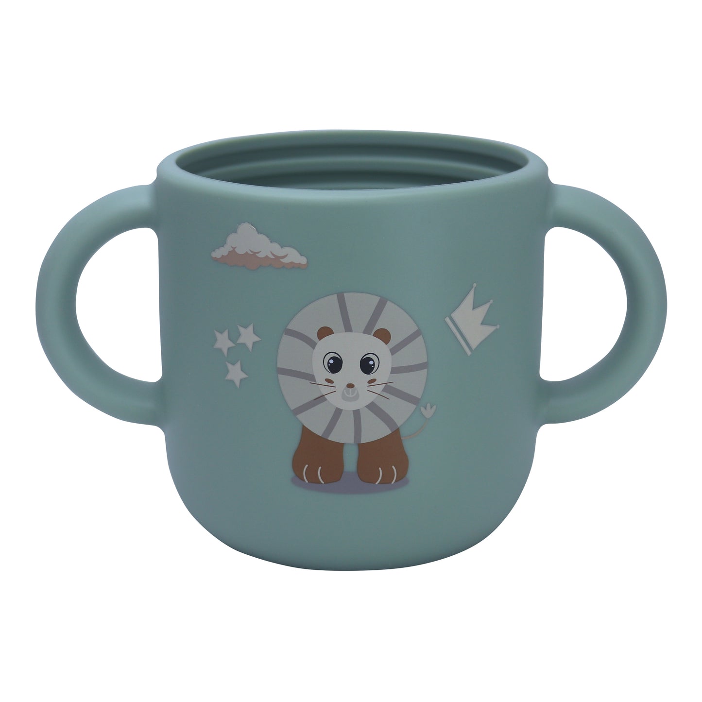 Silicone Training Cup with Straw Green Mint -  180ML\6 OZ  - ClevaKingee Friend