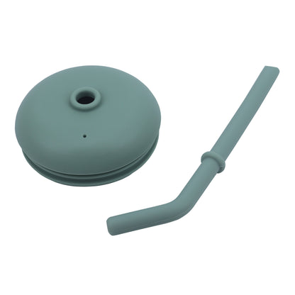Silicone Training Cup with Straw Green Mint -  180ML\6 OZ  - ClevaKingee Friend
