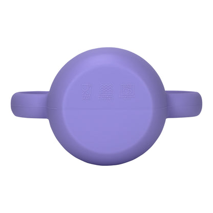 Silicone Training Cup with Straw Purple Lavender -  180ML\6 OZ  - ClevaZaal Friend