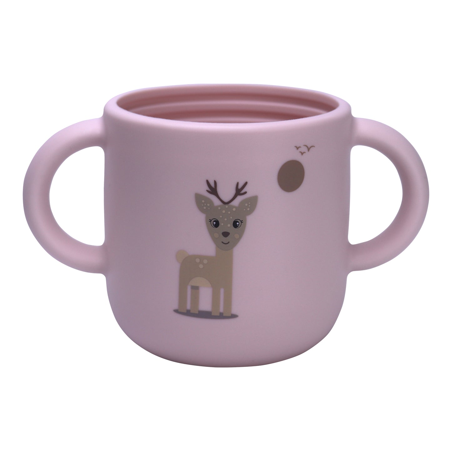 Silicone Training Cup with Straw Red Rose -  180ML\6 OZ  - ClevaZaal Friend