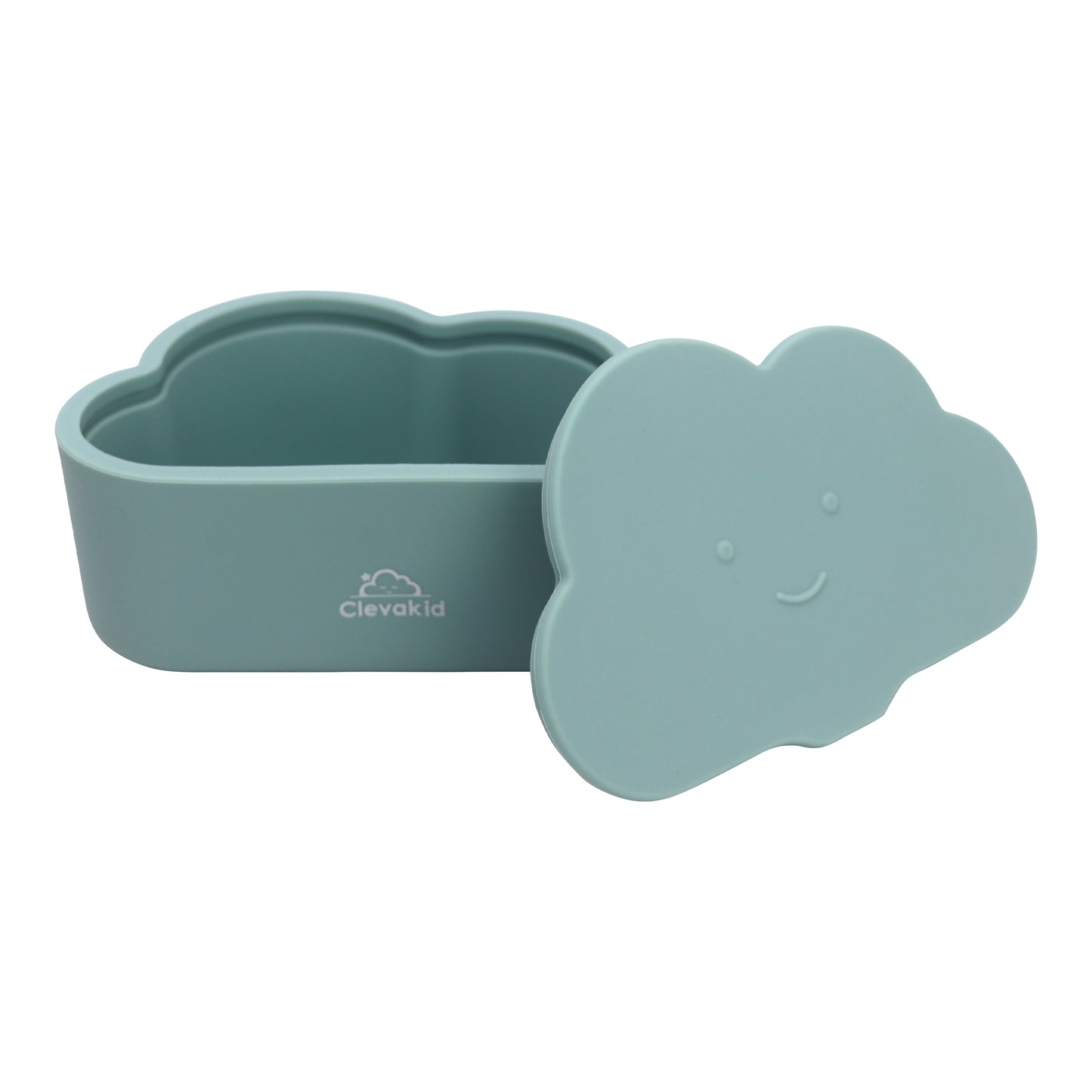 Silicone Snack & Fruits Container Blue Teal 150ML\5 OZ
