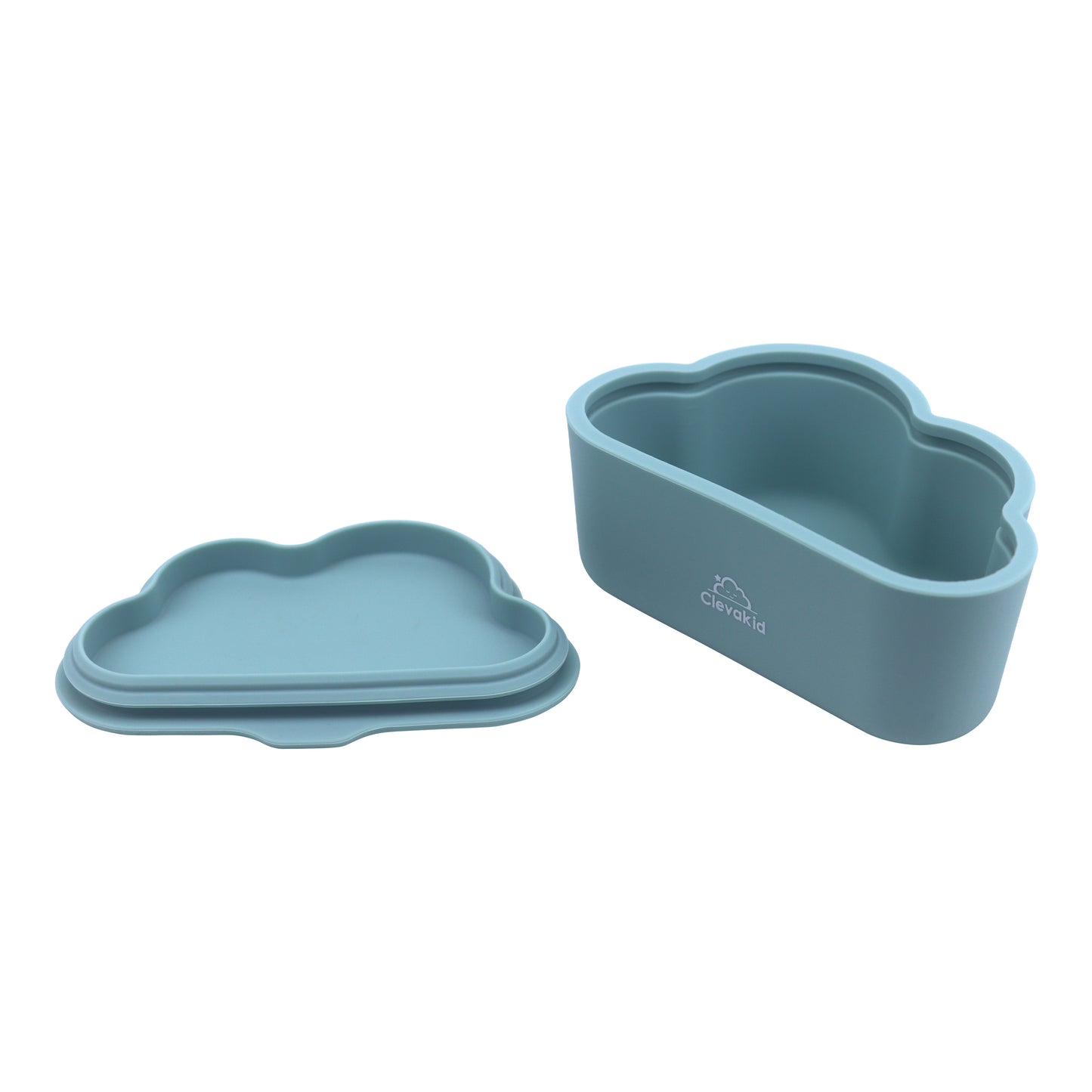 Silicone Snack & Fruits Container Blue Teal 150ML\5 OZ