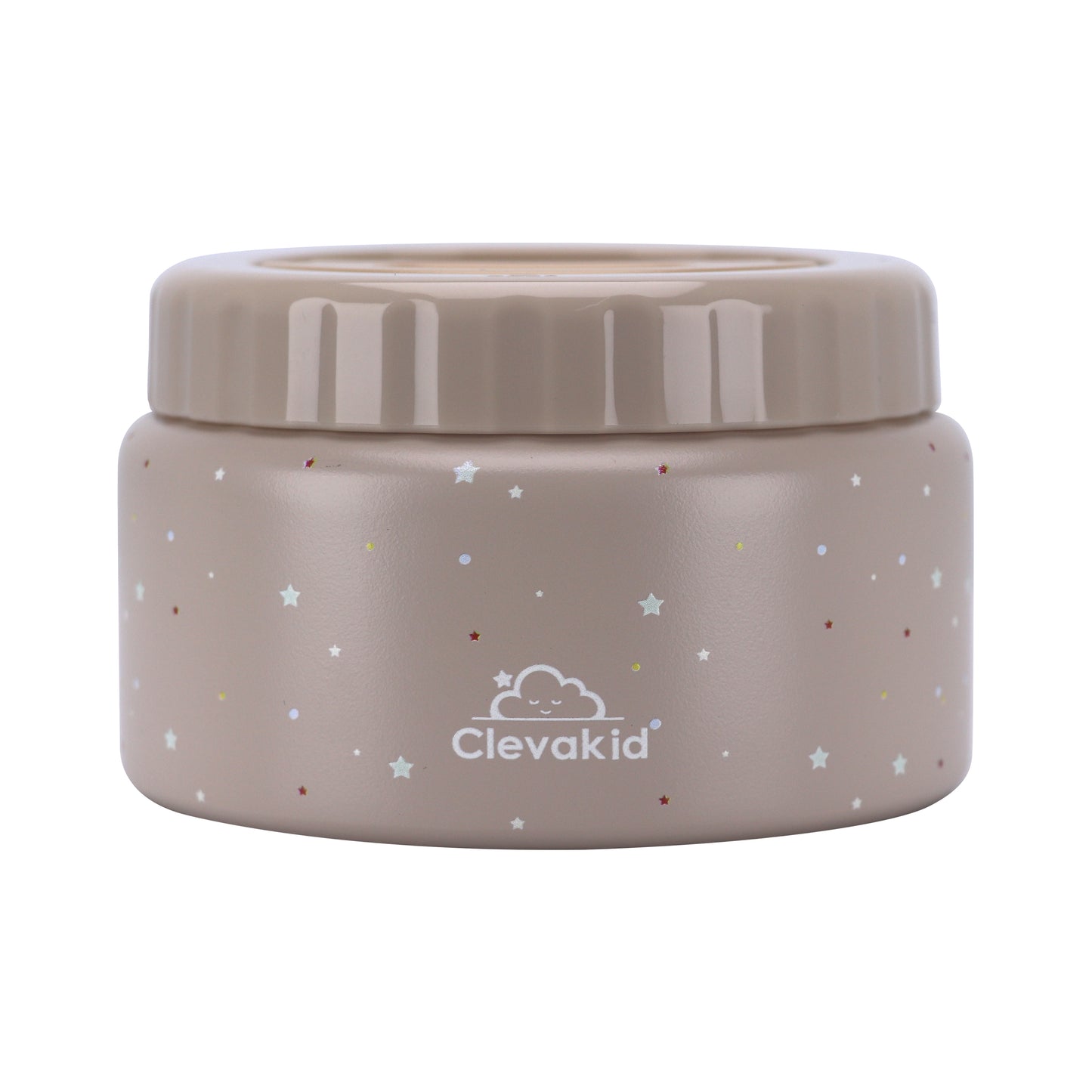 Thermal Food Jar Brown Dark Toffeh 250ML \8 OZ - stars Design