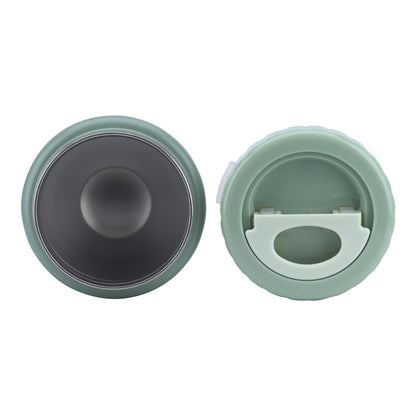 Thermal Food Jar Green  Olive 250ML \8 OZ - stars Design