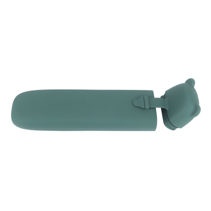 Silicone Cutlery Storage Box - Dark Green