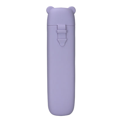 Silicone Cutlery Storage Box - Purple Light