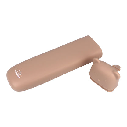 Silicone Cutlery Storage Box - Pink Powder