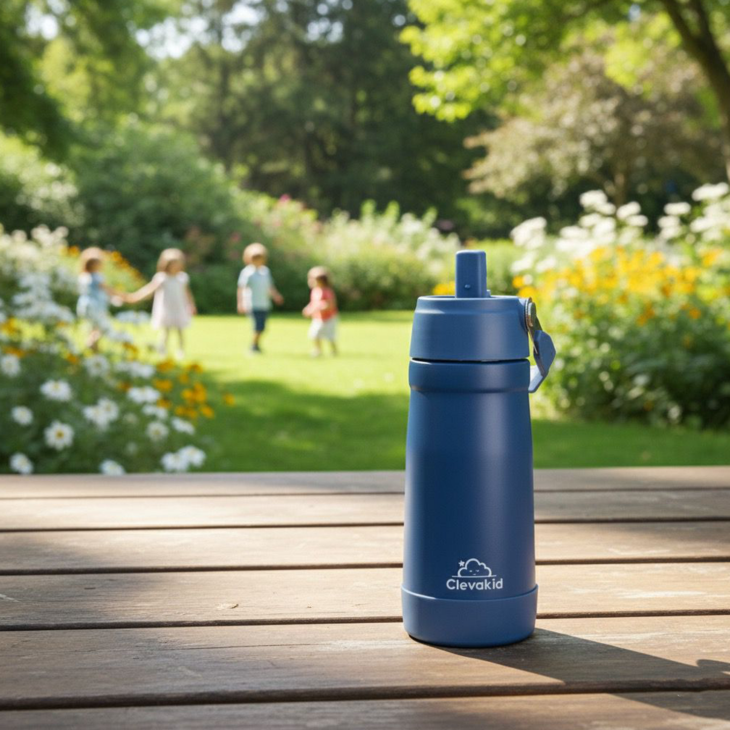 Stainless Steel Water Bottle Blue Turquoise- 530ML\18 OZ