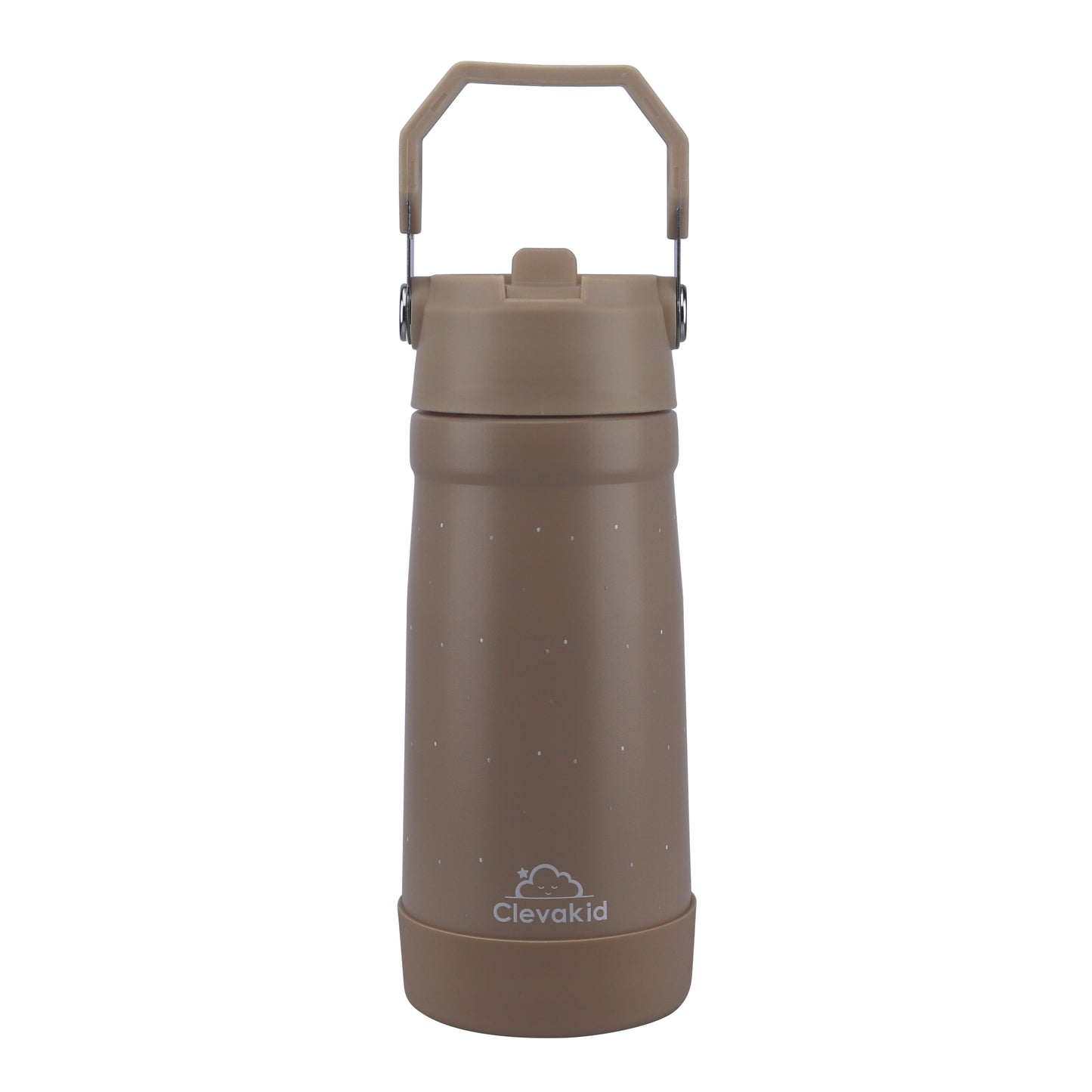 Stainless Steel Water Bottle Brown Latte- 530ML\18 OZ - ClevaNeckee Friend