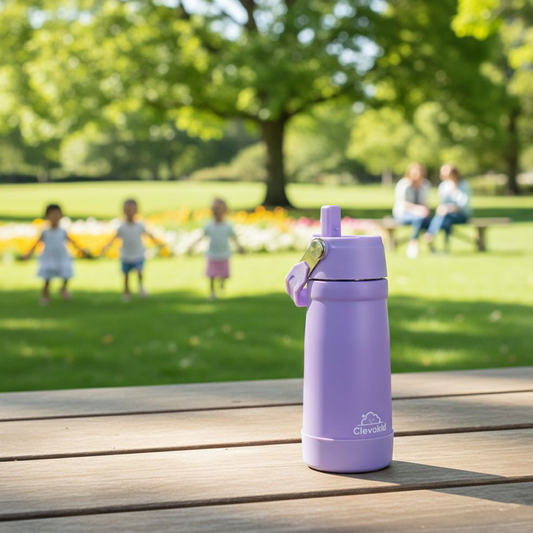 Stainless Steel Water Bottle Purple Light- 530ML\18 OZ