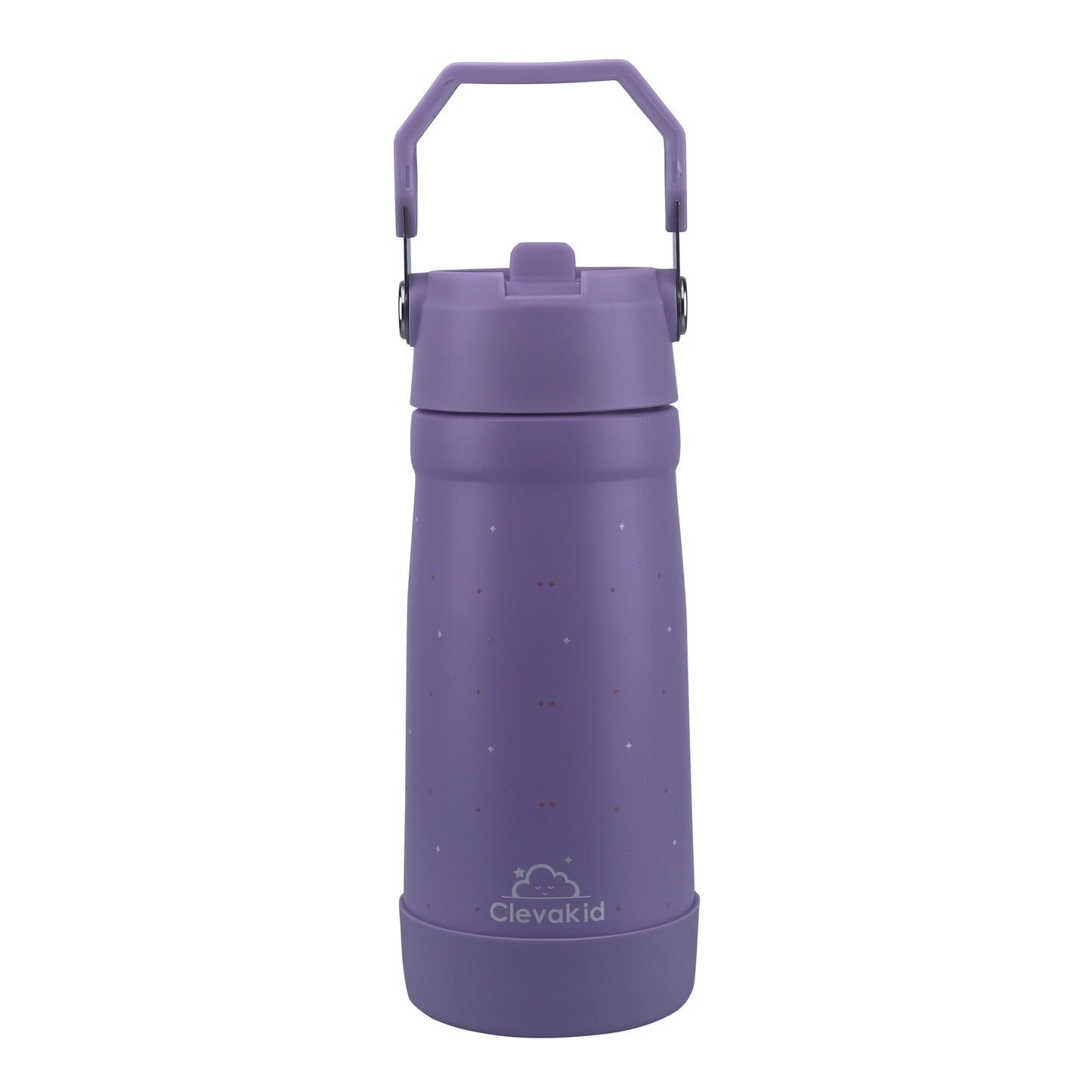 Stainless Steel Water Bottle Purple Light- 530ML\18 OZ - ClevaMingoo Friend