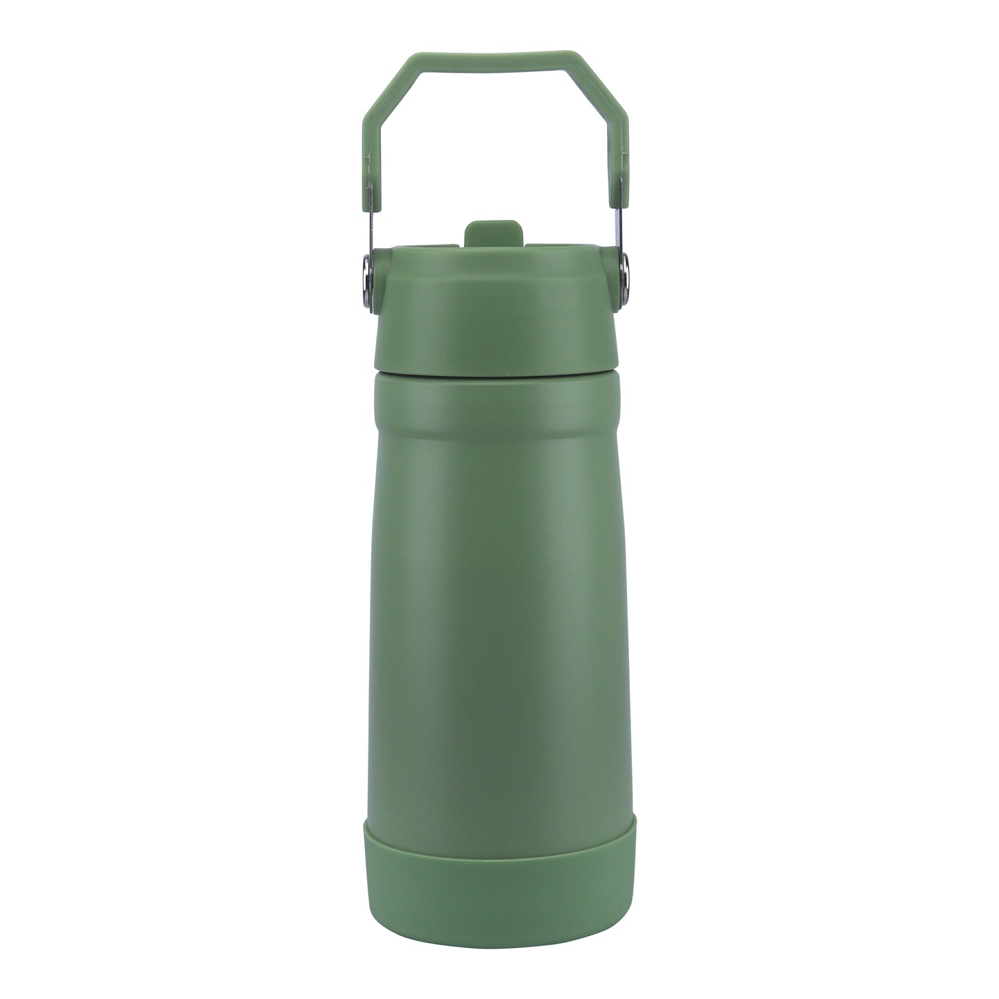 Stainless Steel Water Bottle Green Leaves- 530ML\18 OZ