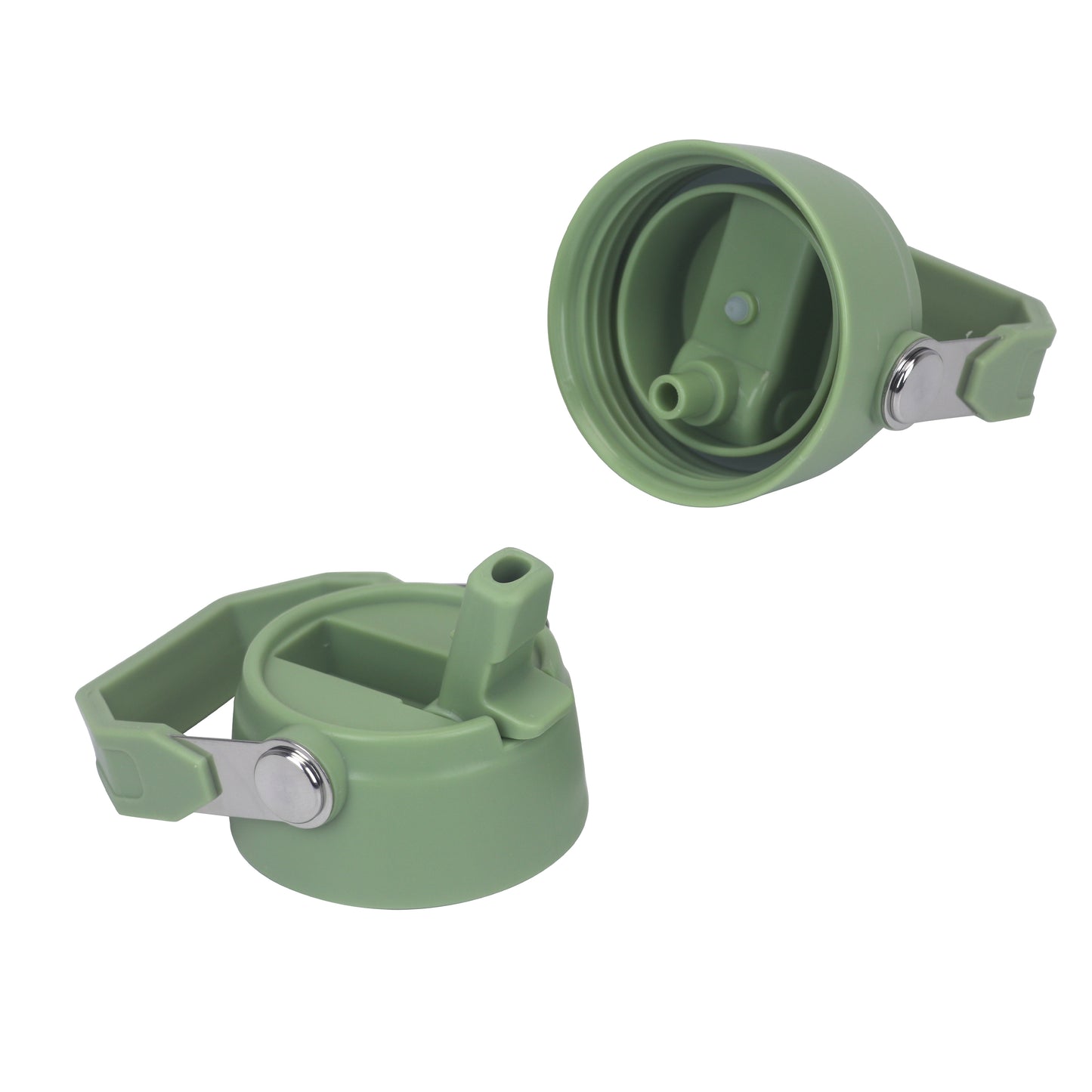 Stainless Steel Water Bottle Green Leaves- 530ML\18 OZ