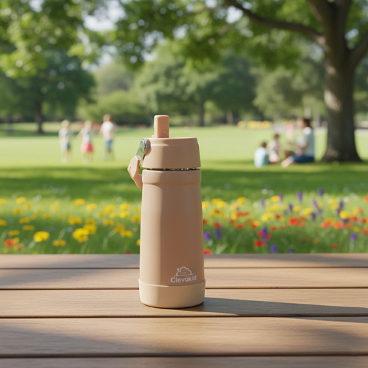 Stainless Steel Water Bottle Orange Light Peach- 530ML\18 OZ