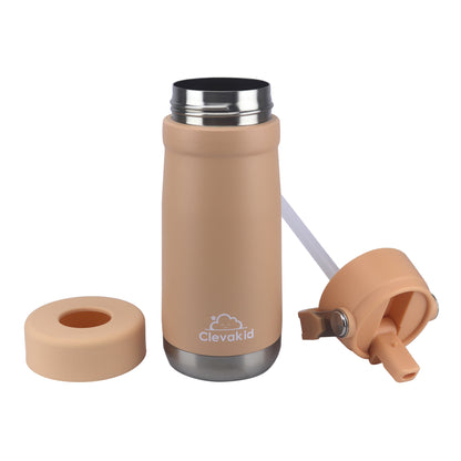 Stainless Steel Water Bottle Orange Light Peach- 530ML\18 OZ