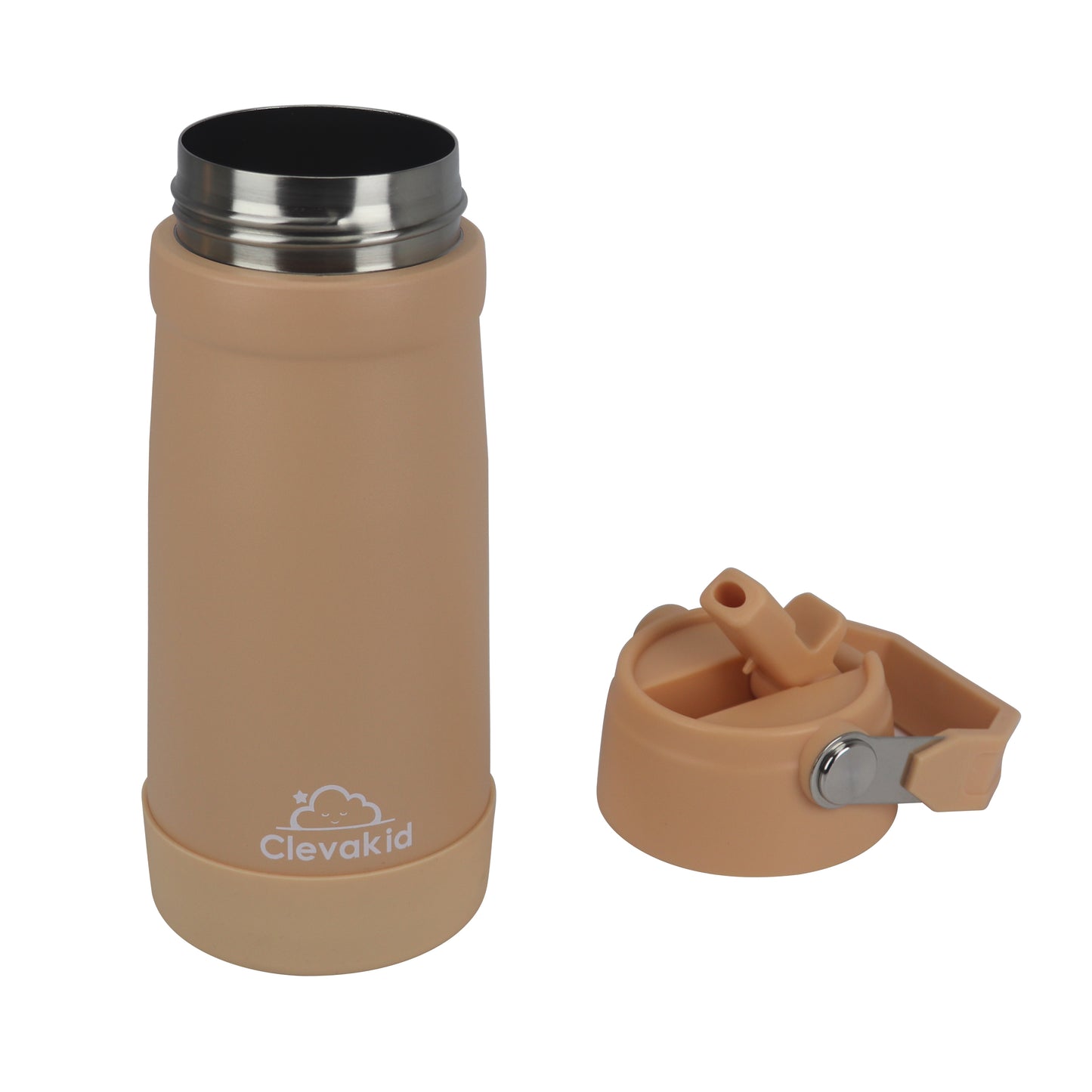 Stainless Steel Water Bottle Orange Light Peach- 530ML\18 OZ