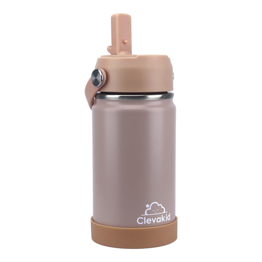 Stainless Steel Water Bottle Dark Brown Toffee- 350ML\12 OZ