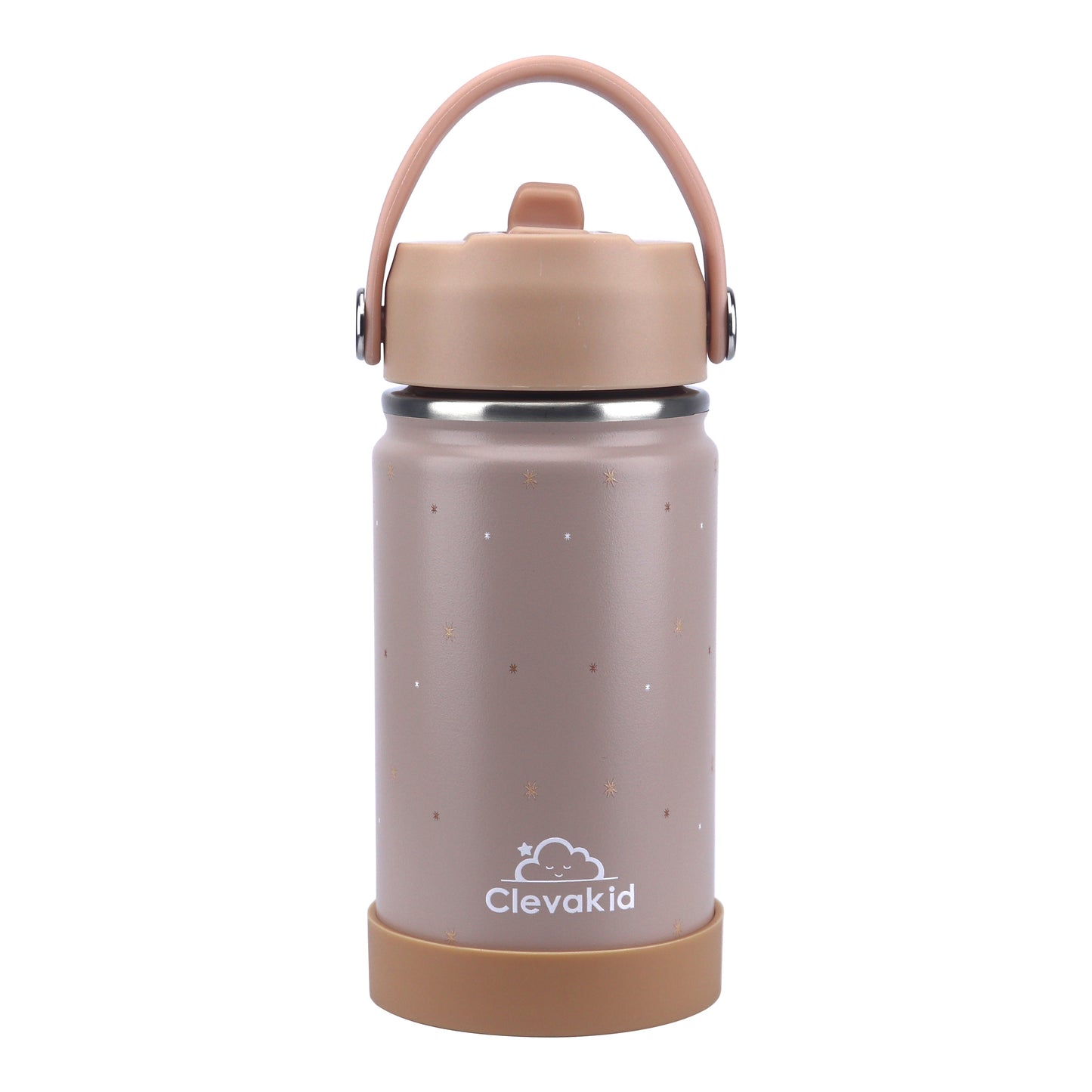 Stainless Steel Water Bottle Dark Brown Toffee- 350ML\12 OZ - ClevaWhity Friend