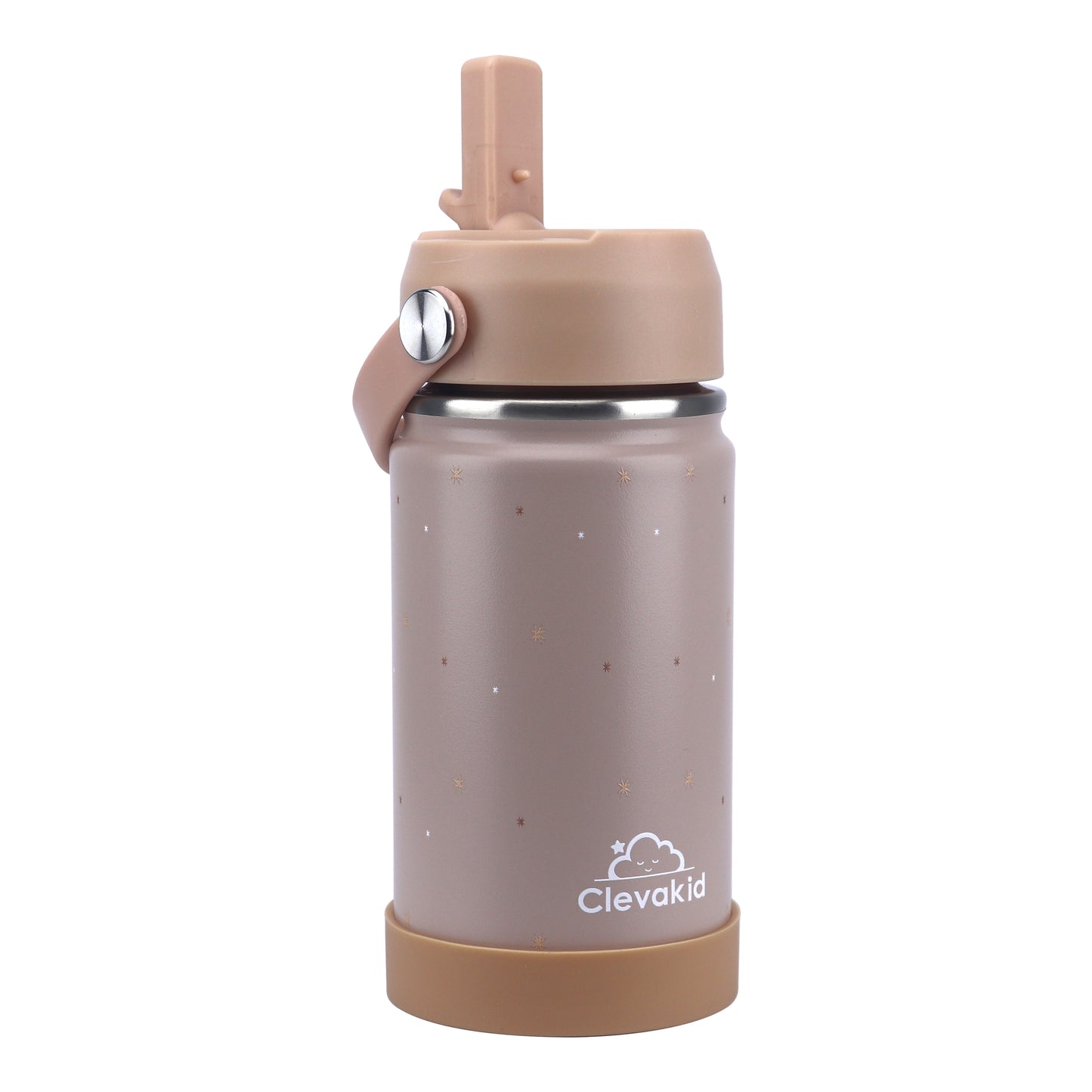 Stainless Steel Water Bottle Dark Brown Toffee- 350ML\12 OZ - ClevaWhity Friend
