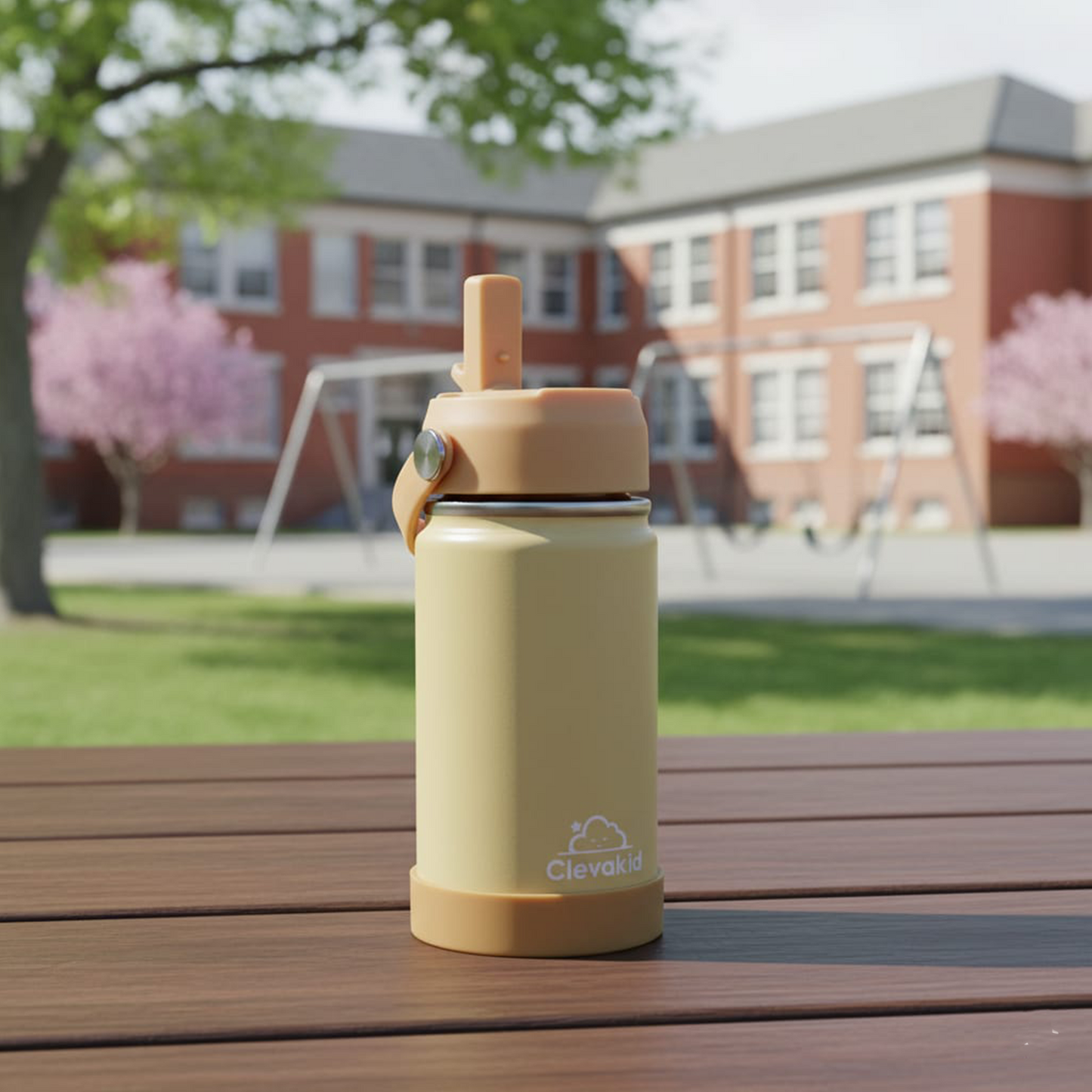 Stainless Steel Water Bottle Orange Light- 350ML\12 OZ